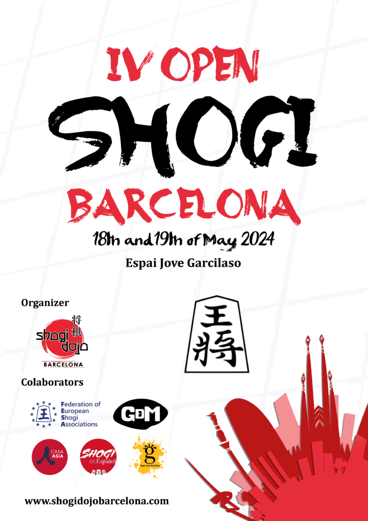 Cartel Open Shogi Barcelona 2024